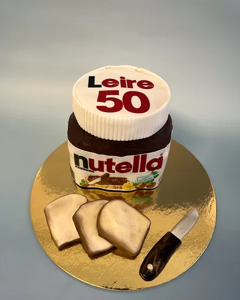 Tarta bote de Nutella con el 50
