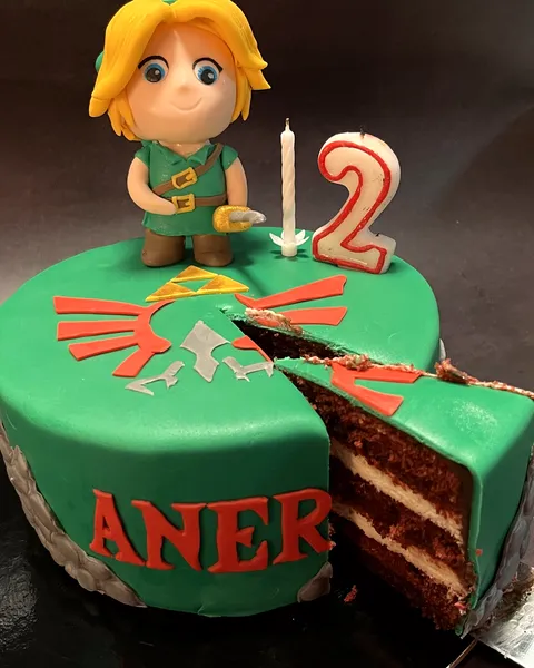 Tarta de Link, de Zelda