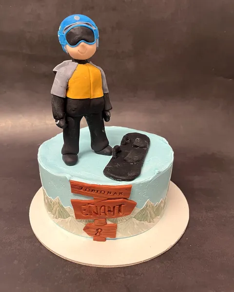Tarta de snowboard