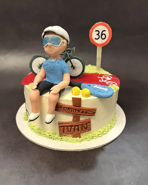 Tarta de ciclista