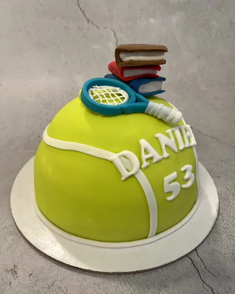 Tarta pelota de tenis