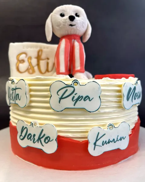 Tarta del Athletic con perrito