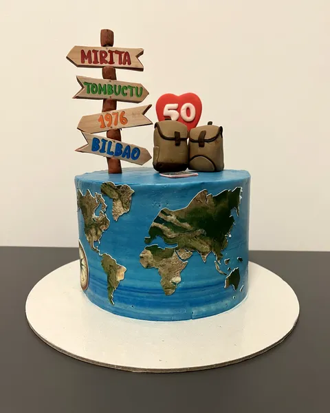 Tarta de viajes