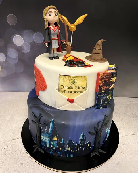 Tarta de Harry Potter de dos pisos