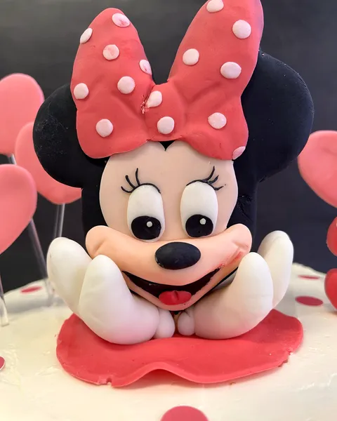 Minnie Mouse de fondant