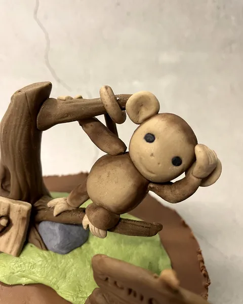 Monito de fondant