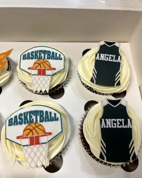 Cupcakes de baloncesto