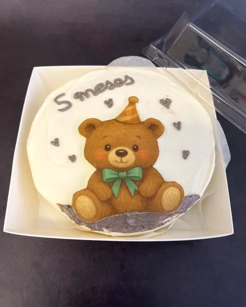 Bento cake con osito