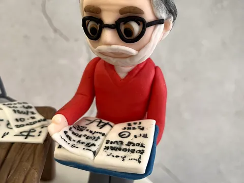 Figura de fondant hecha a mano